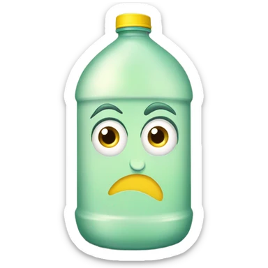 Nervous gallon of lemonade  sticker