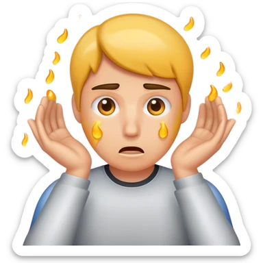 Uncomfortable sticker