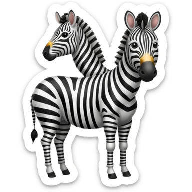 zebra sticker