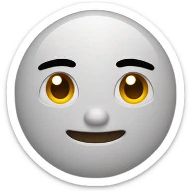 emoji smiled rising eyebrow sticker