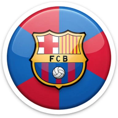Fc Barcelona logo imoji sticker