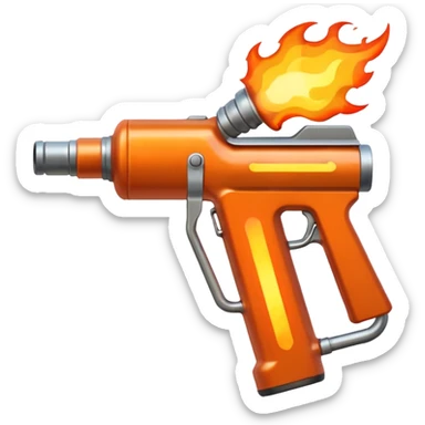 flame thrower sticker