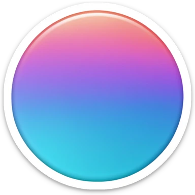 
coin color in in gradient of turquoise, blue, pink, purple, and coral
Rotate coin 45 degree   sticker