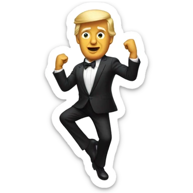 Donald Trump dancing  sticker