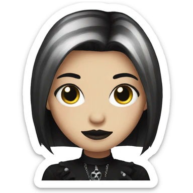 goth girly emoji  sticker