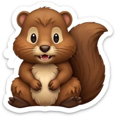 beaver sticker