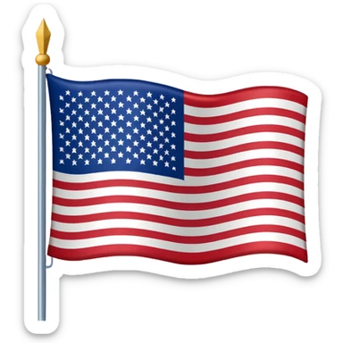 AF America first flag sticker