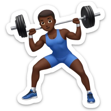Black Gym routine  sticker