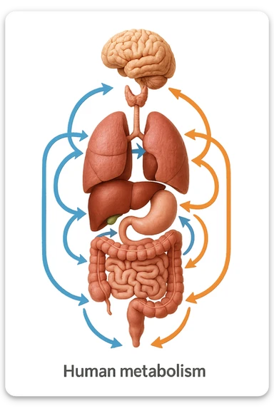 metabolismo 3d sticker