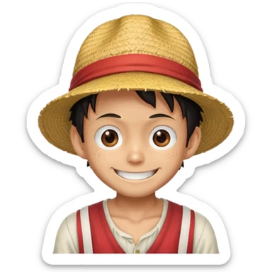 monkey D luffy sticker