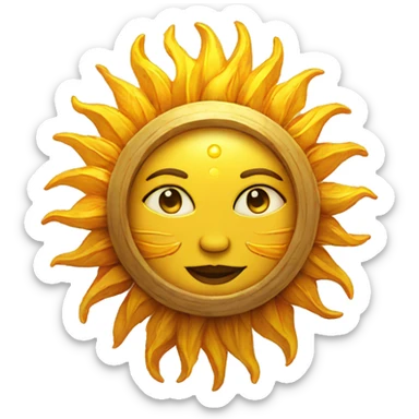 sun God Nika  sticker