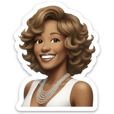 Whitney Houston sticker