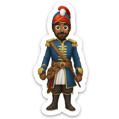 full-length Janissary commander sticker