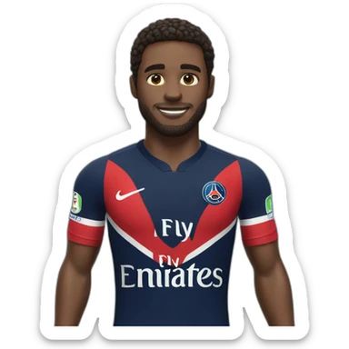chat avec un maillot du psg sticker