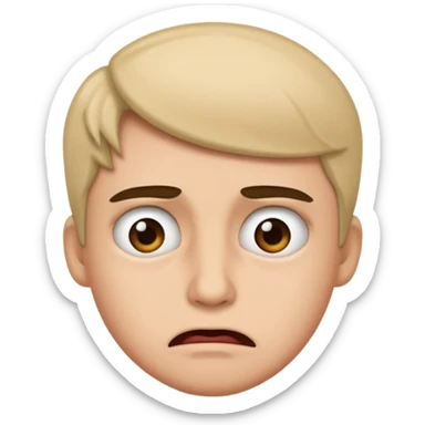 Carinha de enjoada sticker