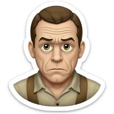 Lon Chaney Jr hazel eyes sticker