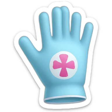 medical-gloves sticker