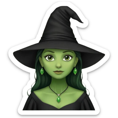wicked elphaba sticker