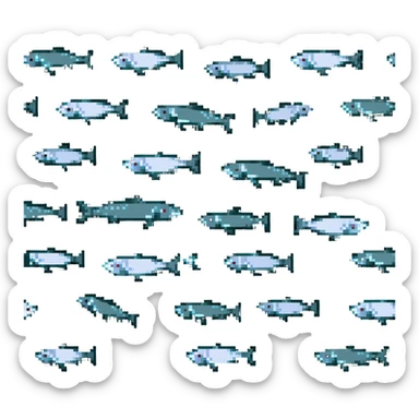 thin fish sticker