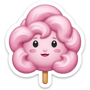 Cotton candy sticker