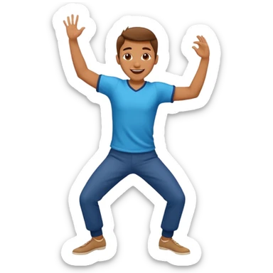 Pardon dance man sticker