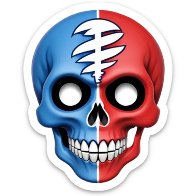 grateful dead steal your face logo sticker