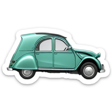 2CV Citroën sticker