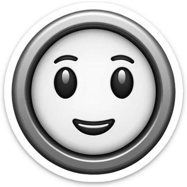 the classic fast forward emoji ⏩  in black and white sticker