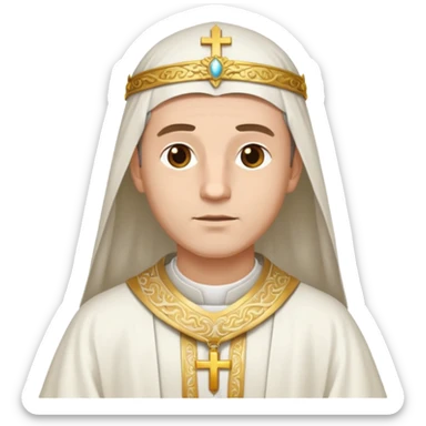 Lawful Human Priest sticker