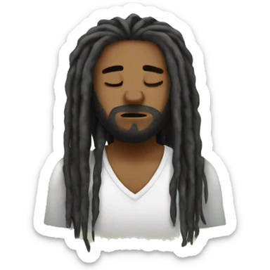 dreadhead-sleep sticker