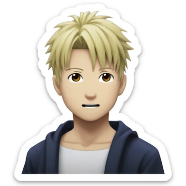 yuji itadori from jujutsu kaisen sticker