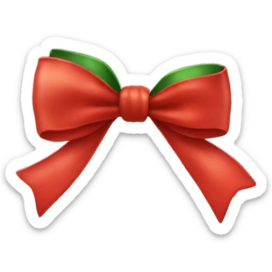 Christmas Bow sticker