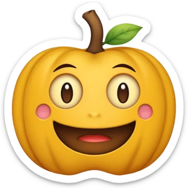 hnědý kůň s flekama na zádi s bílou hlavou a jedno oko má modré a druhé hnědé  sticker