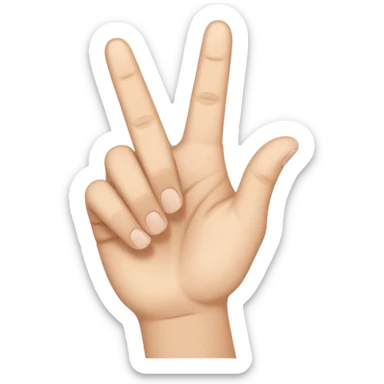 Hope hand sign  sticker