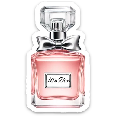 Miss dior perfume sticker