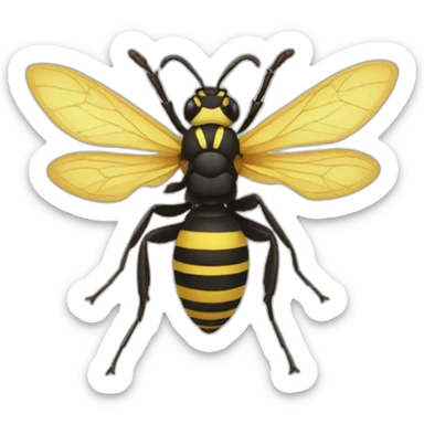 Wasp Marvel sticker