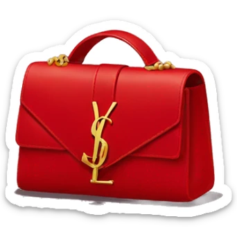 Little red ysl bag sticker