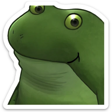 Surging orange  sticker