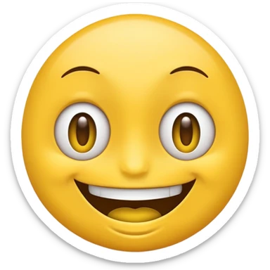 Cool emoji combined with freaky and meh sticker