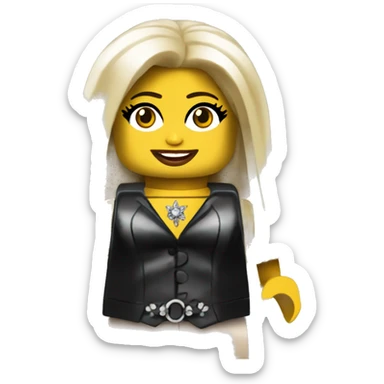 LADY GAGA lego full body sticker