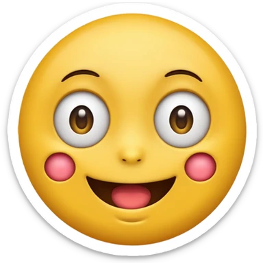 Freaky emoji sticker