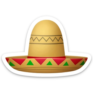 Mexican Sombrero sticker