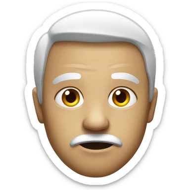 Face with contempt  sticker