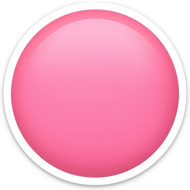 Create a pink circle emoji for Samsung sticker