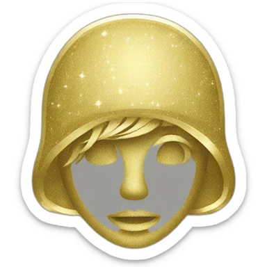 MSX logo in glittering gold sticker