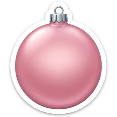 the color is baby pink its still christmas themed and aesthetic sticker