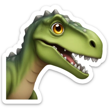 Homeless dinosaur  sticker