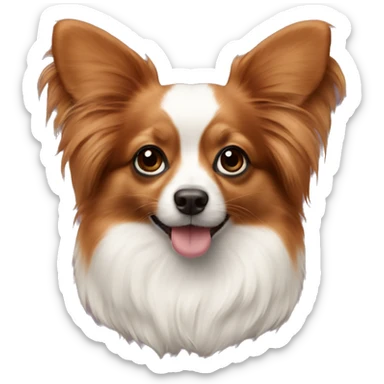 Papillon rose sticker