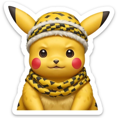 Pikachu arabic sticker