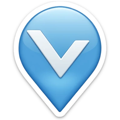 Verificación azul con un chulito blanco  que el emoji s|a sticker